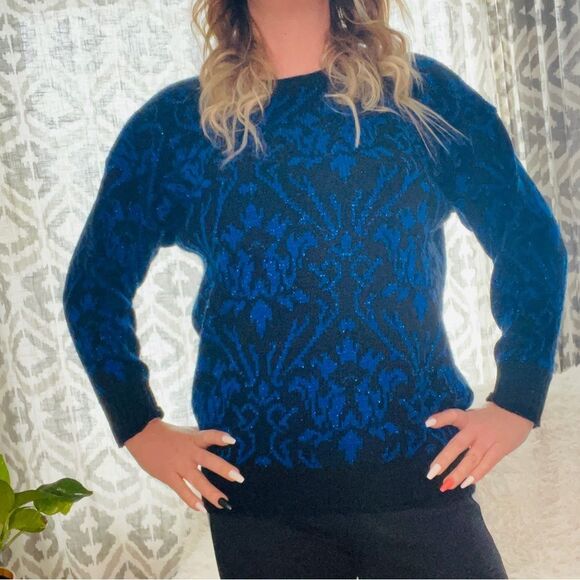 Gorgeous Vintage Metallic Sweater - Picture 4 of 4